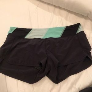Lululemon speed shorts